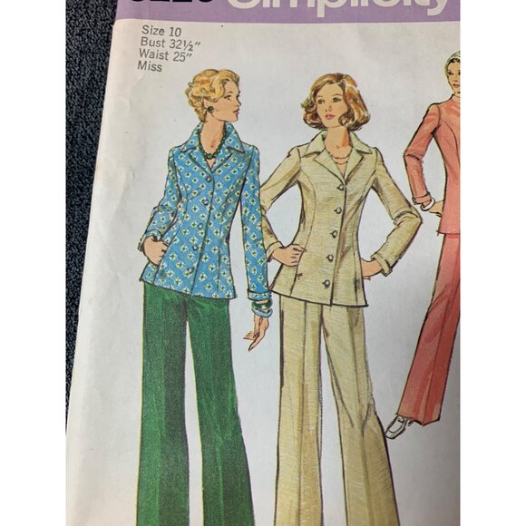 Simplicity Misses Shirt jacket pants Sewing Pattern sz 10 6229 - uncut - Picture 4 of 11